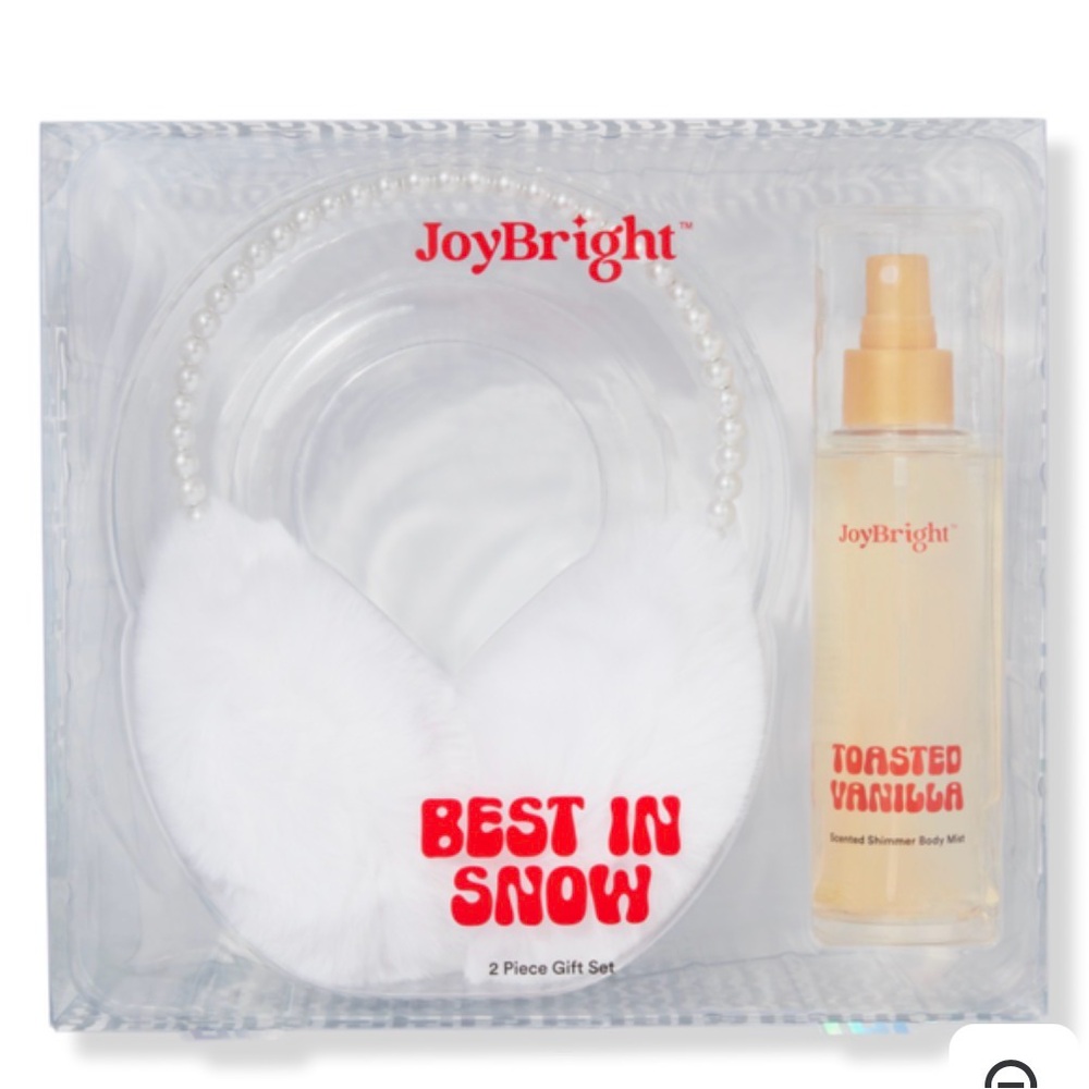 White Earmuffs and Toasted Vanilla Body Mist Set